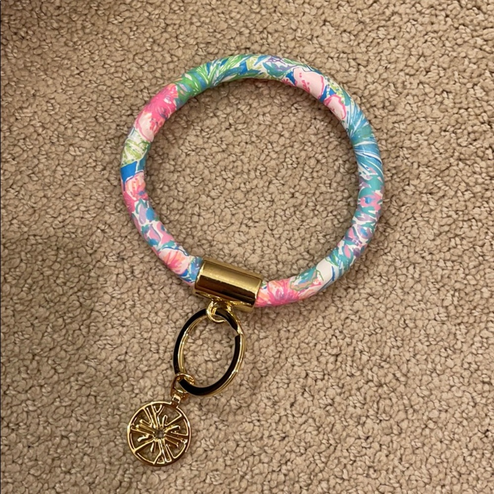 Lilly Pulitzer O-Ring Keychain